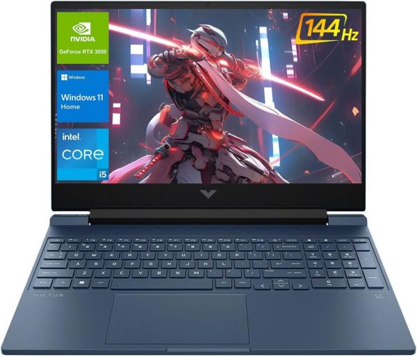 HP VICTUS 15 GAMING Core™ i5-12450H 512GB SSD 16GB 15.6" (1920x1080) 144Hz WIN11 NVIDIA® RTX 3050 4096MB PERFORMANCE BLUE Backlit Keyboard  INGLES