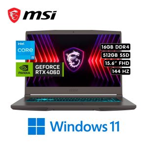 MSI THIN B13VF-2829US INTEL CORE I5-13420H 512GB SSD 16GB  NVIDIA GEFORCE RTX 4060 8GB 15.6 FULL HD