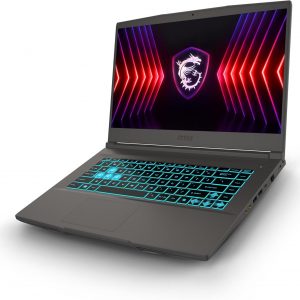 MSI THIN 15 B13VE GAMING Core™ i5-13420H 512GB SSD 16GB 15.6" (1920x1080) 144Hz IPS WIN11 NVIDIA® RTX 4050 6144MB COSMO GRAY Backlit Keyboard  ingles