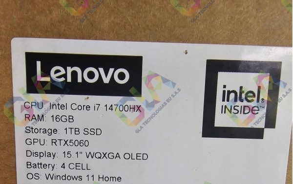Lenovo LEGION 5 15IRX10 GAMING Core™ i7-14700HX 1TB SSD 16GB 15.1" (2560x1600) OLED 165Hz WIN11 NVIDIA® RTX 5060 8192MB ECLIPSE BLACK Backlit Keyboard  -   83LY0000US 1