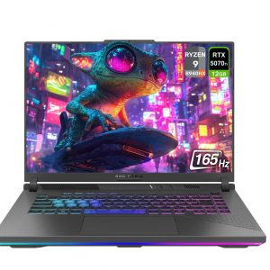 Asus ROG STRIX G16 GAMING AMD Ryzen™ 9 8940HX 1TB SSD 16GB 16" (1920x1200) 165Hz WIN11 NVIDIA® RTX 5070Ti 12288MB ECLIPSE GRAY Backlit Keyboard  -INGLES