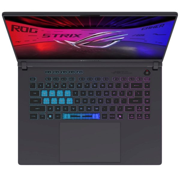 Asus ROG STRIX G16 GAMING AMD Ryzen™ 9 8940HX 1TB SSD 16GB 16" (1920x1200) 165Hz WIN11 NVIDIA® RTX 5070Ti 12288MB ECLIPSE GRAY Backlit Keyboard  -INGLES