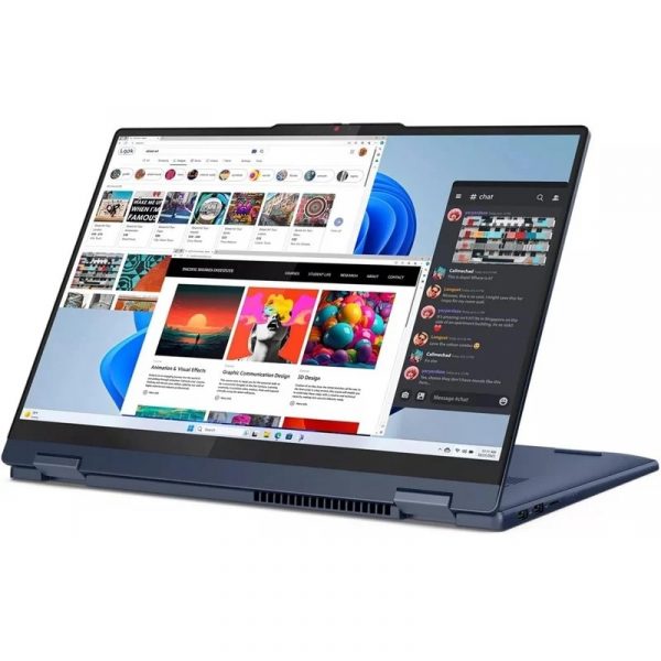 LENOVO FLEX 5 14ABR8 2-IN-1 AMD RYZEN 7 7730U DISCO 512 GB SSD RAM 16 GB PANTALLA 14" (1920x1200) TOUCHSCREEN IPS WIN 11 INGLES ABYSS BLUE SIN LAPIZ
