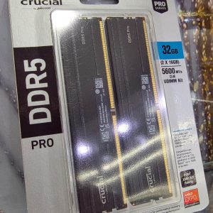 MEMORIA RAM PC CRUCIAL DDR5 16X2 = 32GB 5600MHZ