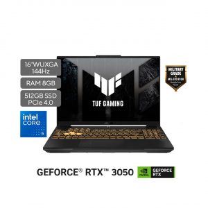 TUF Gaming F16  Intel Core 5 - RAM 8GB - 512GB SSD - RTX 3050 6gb
