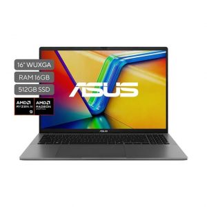 Portátil ASUS Vivobook S16 | AMD Ryzen 9 AI | 16 GB de RAM | 512 SSD de almacenamiento | 16 Pulgadas | Computador portátil