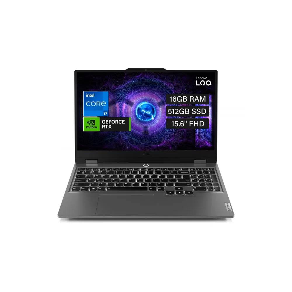 Lenovo Loq RTX 4050 i7HX 13th Gen / 16GB RAM / 512GB SSD / 15.6" Full HD 144Hz / Teclado Español